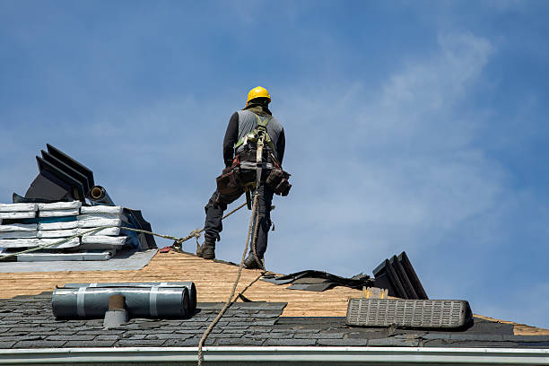 Professional Metal Roofing technician working in Laura, OH
